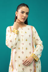 3 Piece - Printed Khaddar Suit