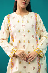 3 Piece - Printed Khaddar Suit