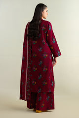 3 Piece - Printed Suit - KPW24-P3136-136