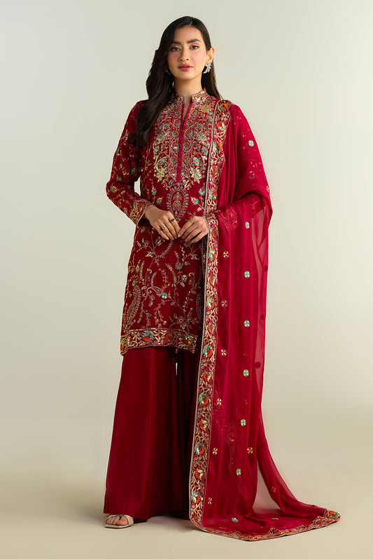 2 Piece - Embroidered Suit - KPW24-P3149A-149
