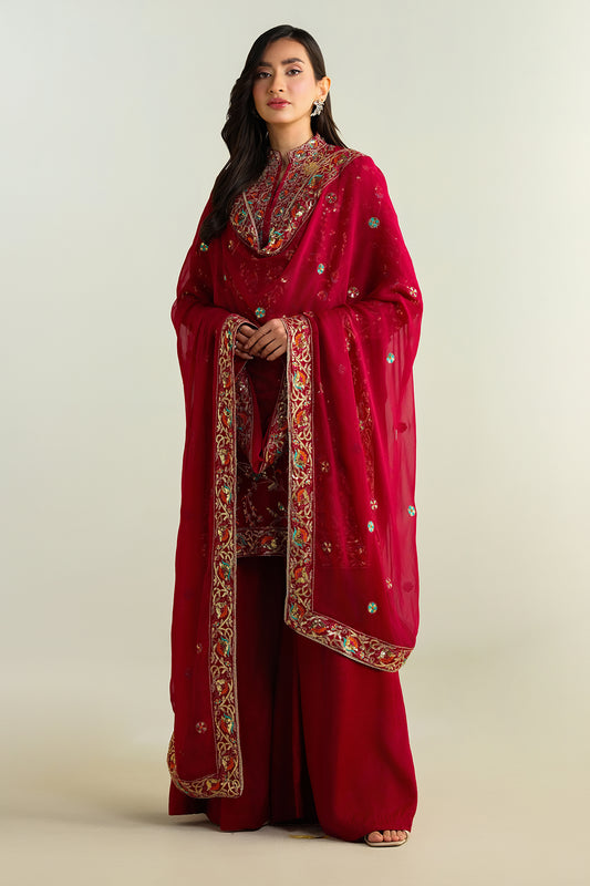 2 Piece - Embroidered Suit - KPW24-P3149-149