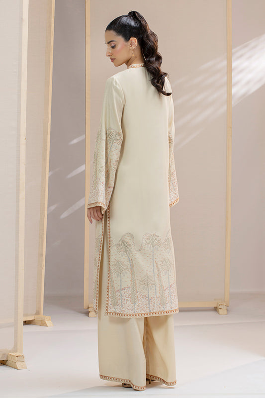 2 Piece - Printed & Embroidered Suit - MCP1405-2