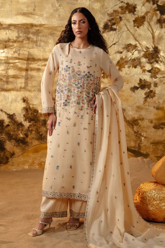 4 Piece - Embroidered Suit - MCP1227