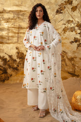 3 Piece - Printed & Embroidered - MC1234-3