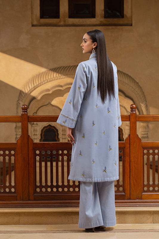 2 Piece - Dyed & Embroidered Suit - MCP1404