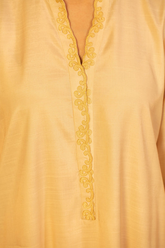 2 Piece - Embroidered Suit - MCP1411-2