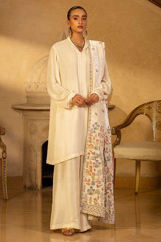 Embroidered Shawl - MCP1430-1