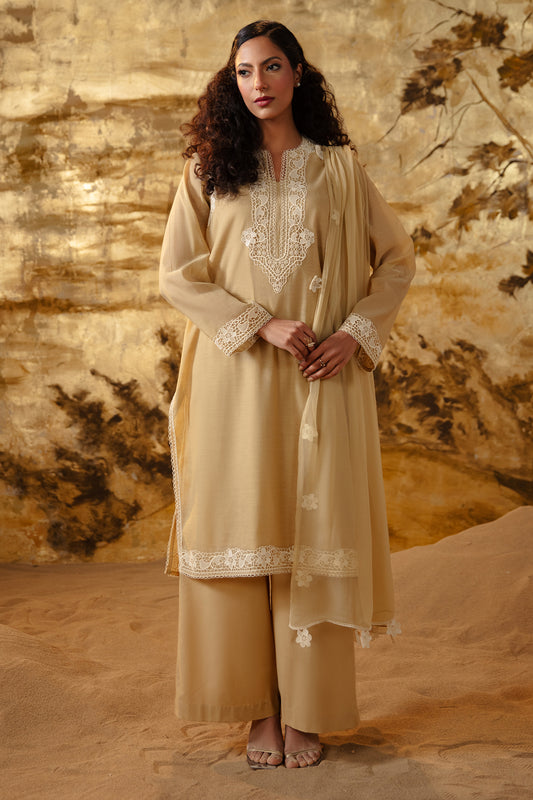 4 Piece - Embroidered Suit - MCP1704-2