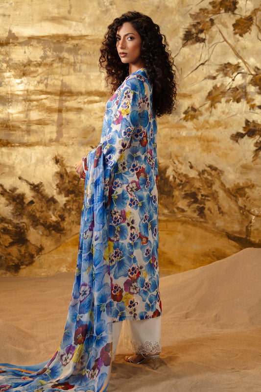 3 Piece - Embroidered Suit - MCP1236