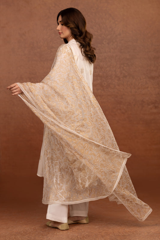 2 Piece - Embroidered Suit - MCP-1302-2