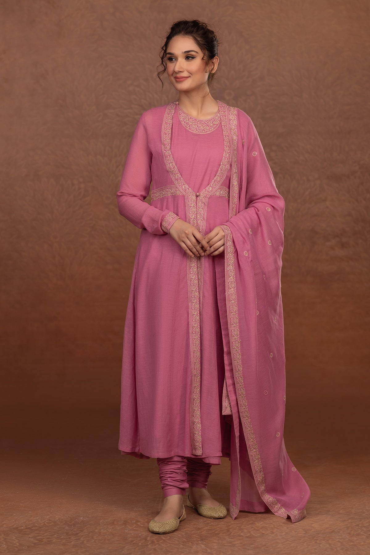 3 Piece Dhaka Malmal Suit