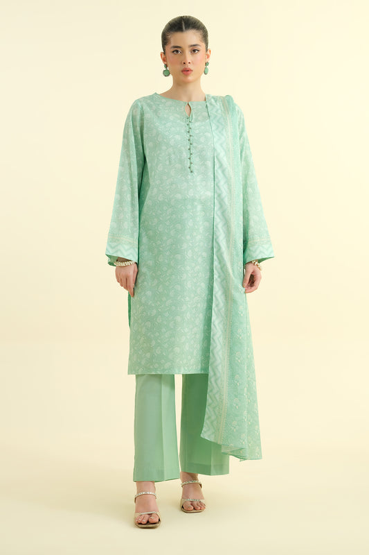 3 Piece - Printed Suit - X6102