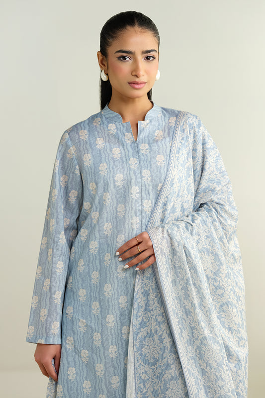 3 Piece - Printed Suit - X6103