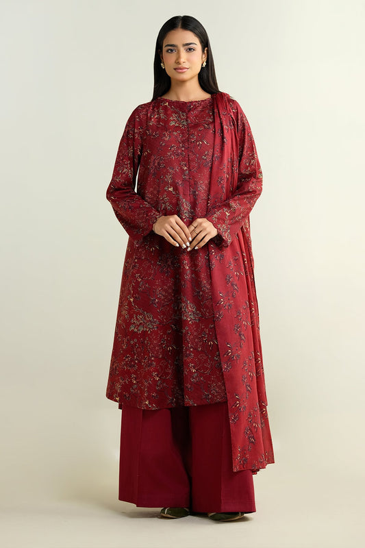 3 Piece - Printed Suit - X6112 R