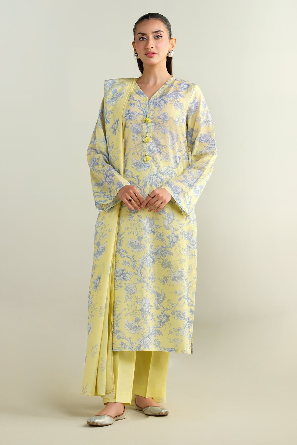 3 Piece - Printed Suit - X6117 R