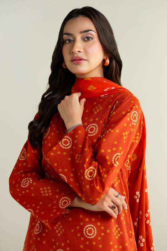 3 Piece - Printed Suit - X6135 R