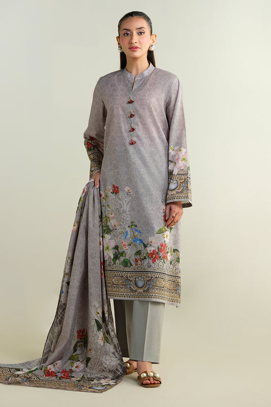3 Piece - Printed Suit - X6143
