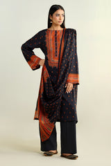 3 Piece - Printed Suit - X6153
