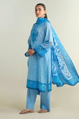 3 Piece - Printed Suit - X6155