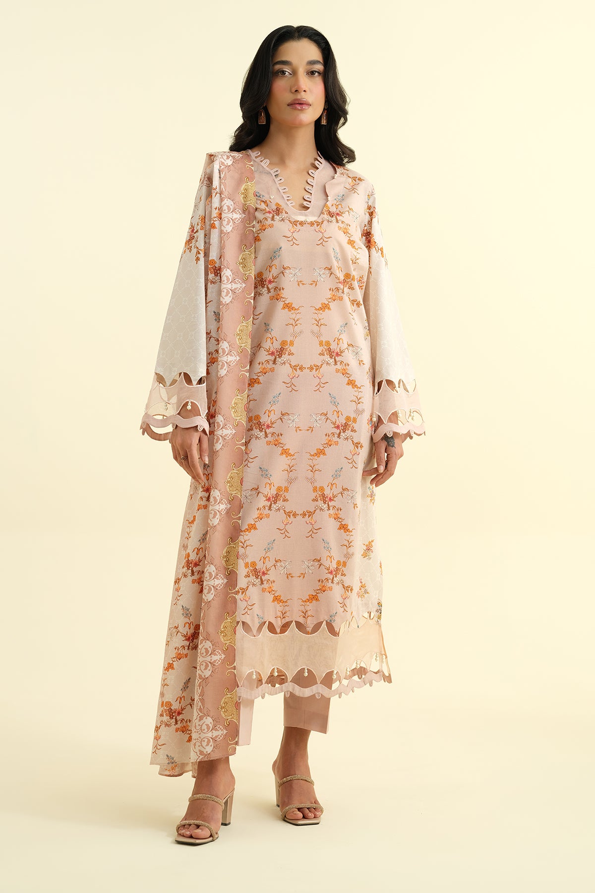3 Piece - Printed Suit - X6157