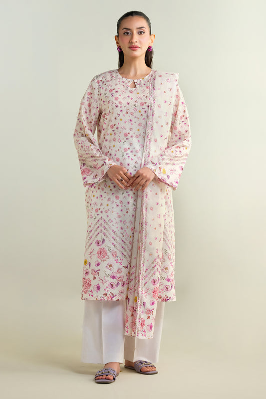 3 Piece - Printed Suit - X6159