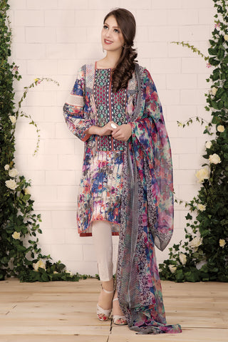 Abstract Floral Kurta 1797