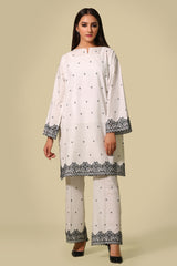 Dyed & Embroidered shalwar