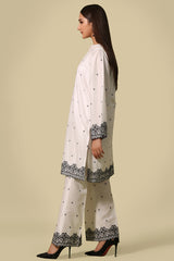 Dyed & Embroidered shalwar