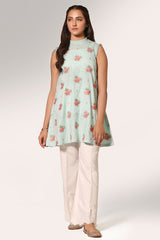 Printed & Embroidered Shirt