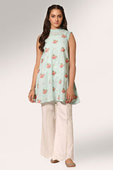 Printed & Embroidered Shirt