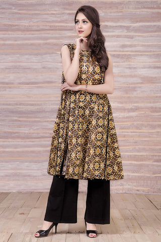 Slit Flared Shirt 1759