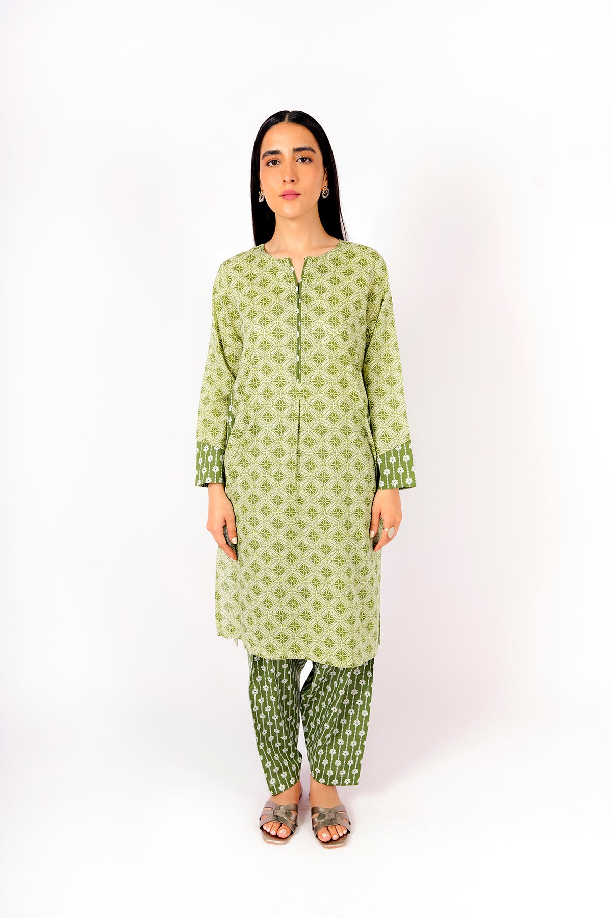 2 Piece Cotton Lawn Shirt & Shalwar