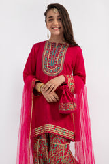 3 PIECE Cotton Silk Suit