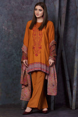 Printed & Embroidered Suit