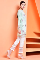 Printed & Embroidered Shirt