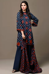 Printed & Embroidered Suit