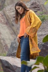 Dyed & Embroidered Dupatta