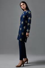 Dyed & Embroidered Shirt