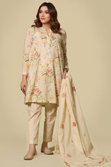 Printed & Embroidered suit