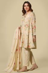 Printed & Embroidered suit