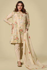 Printed & Embroidered suit