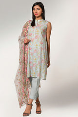 Printed & Embroidered suit