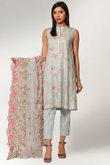 Printed & Embroidered suit