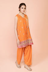 Printed & Embroidered Shirt