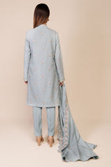 Dyed & Embroidered Suit