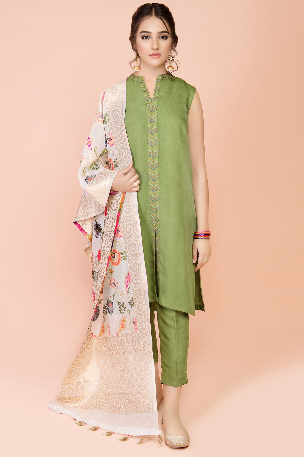 jacquard Dupatta
