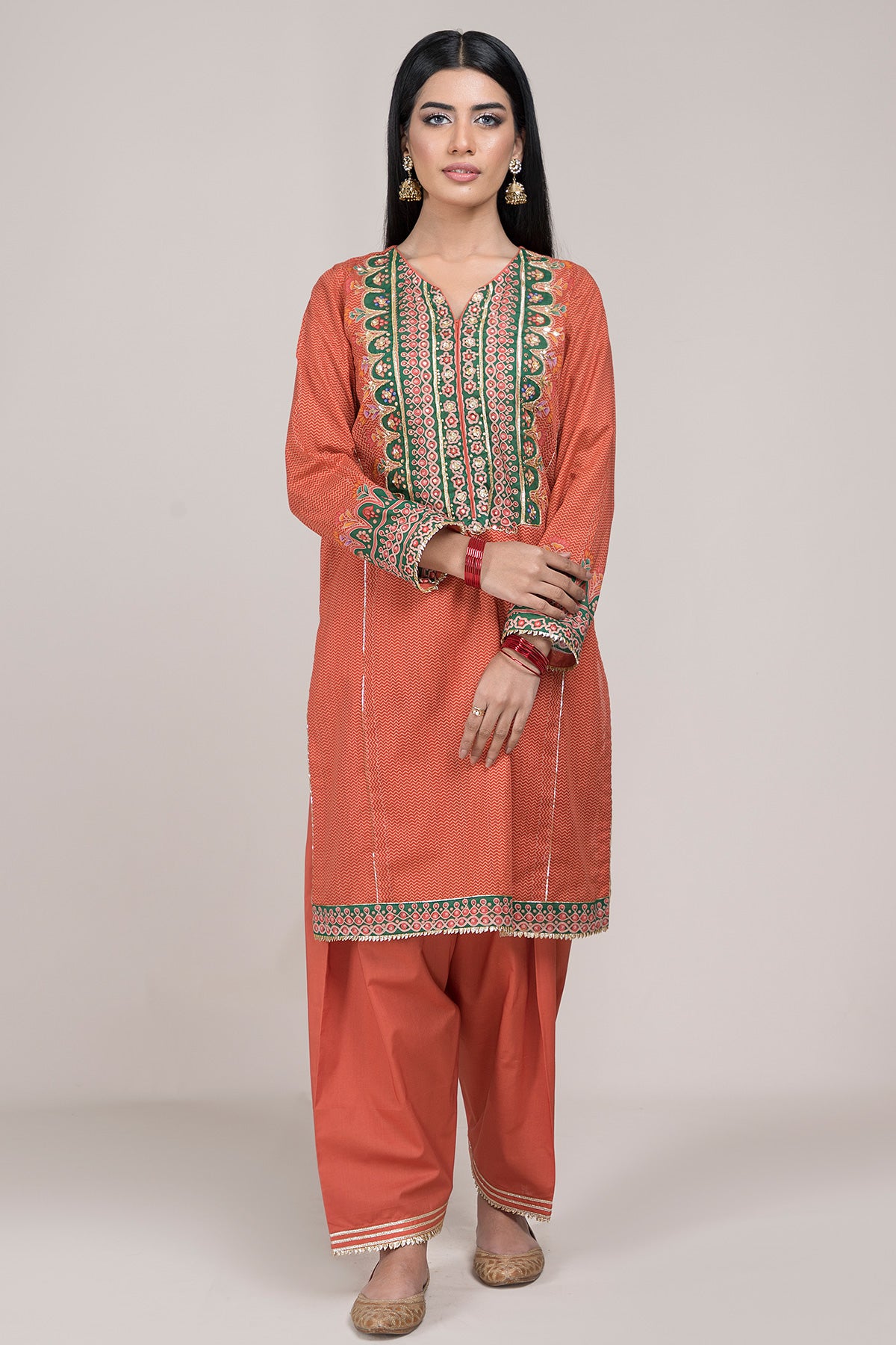 Digital Printed & Embellished Shirt
