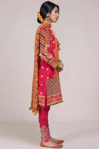 Printed 3 Pcs Suit