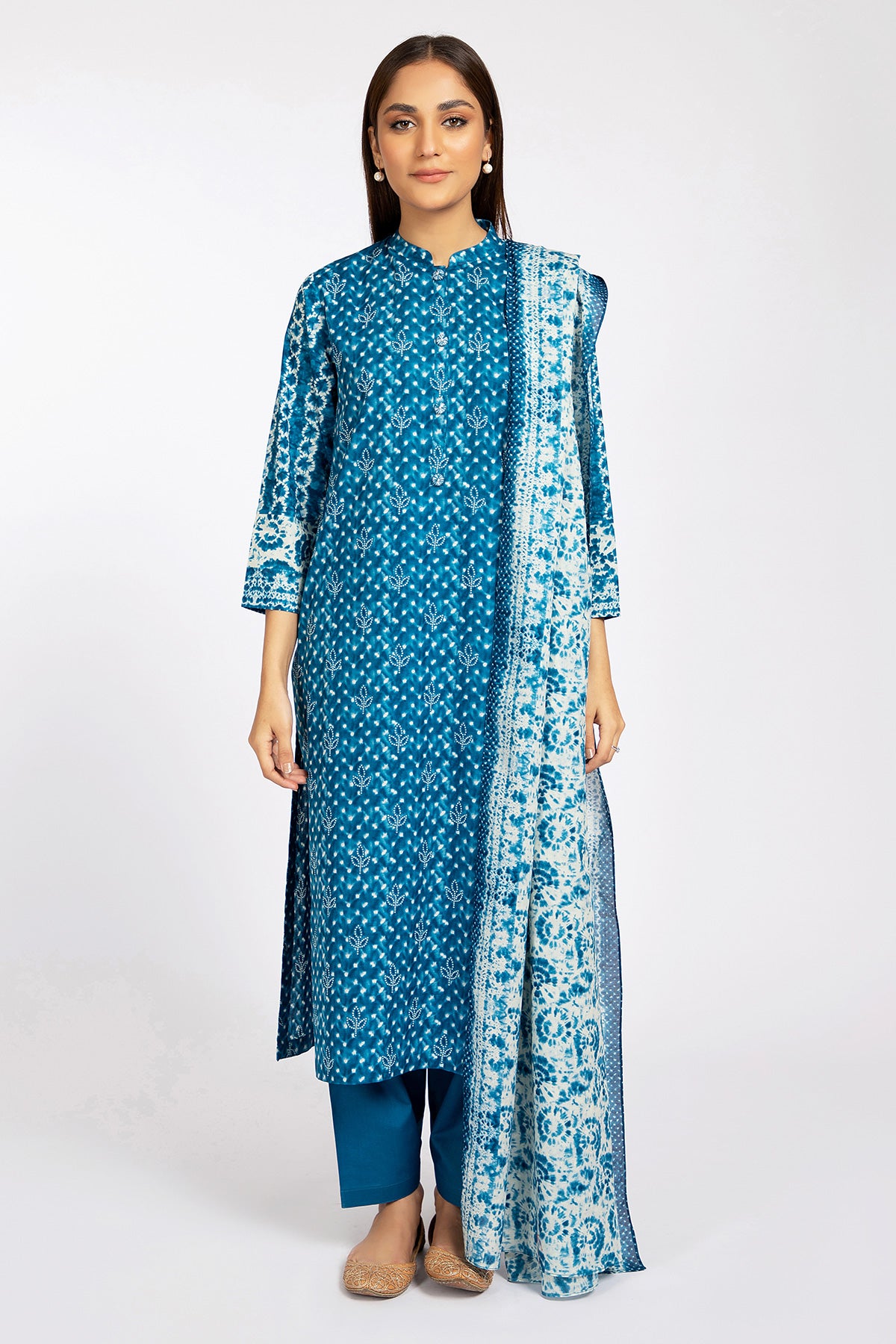 3 Piece Cotton Lawn Suit Kayseria Pakistan