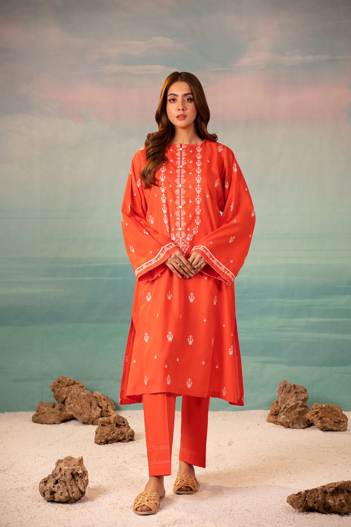 2 Piece Cotton Lawn Shirt & Shalwaar Kayseria Pakistan